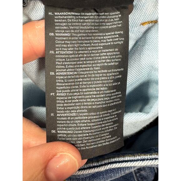 G-Star Raw Men's 5620 3D Slim Patch Knee Blue Denim Jeans - Size 31x32 (31x30.5) - Picture 7 of 7